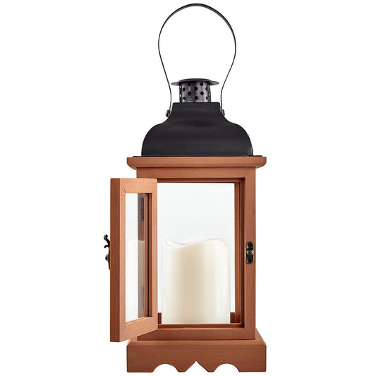 Blooms With Love Memorial Wood Lantern