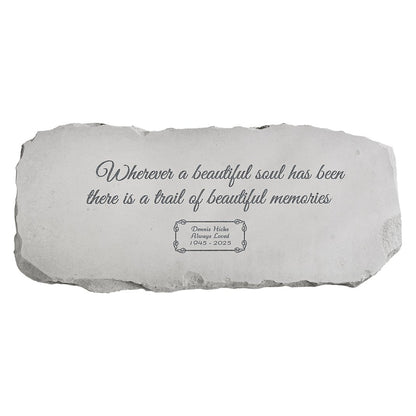 Beautiful Memories Sympathy Garden Bench
