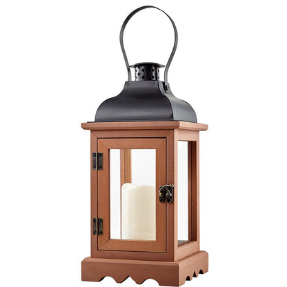 Blooms With Love Memorial Wood Lantern