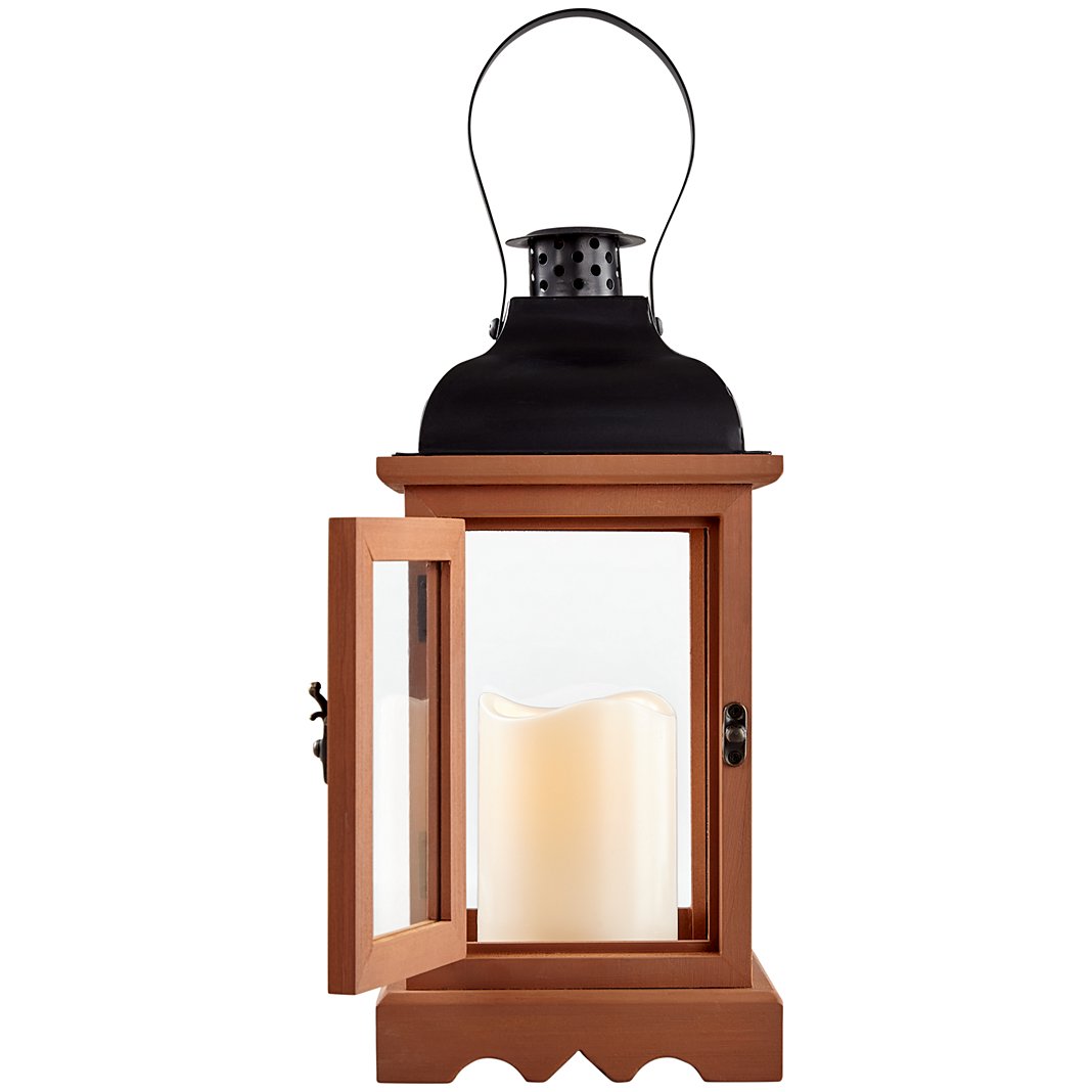 Blooms With Love Memorial Wood Lantern